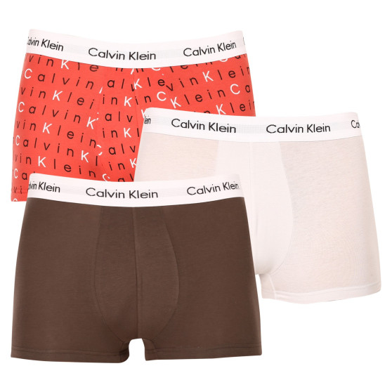 3PACK Calvin Klein miesten bokserit moniväriset shortsit moniväriset (U2664G-CA5)