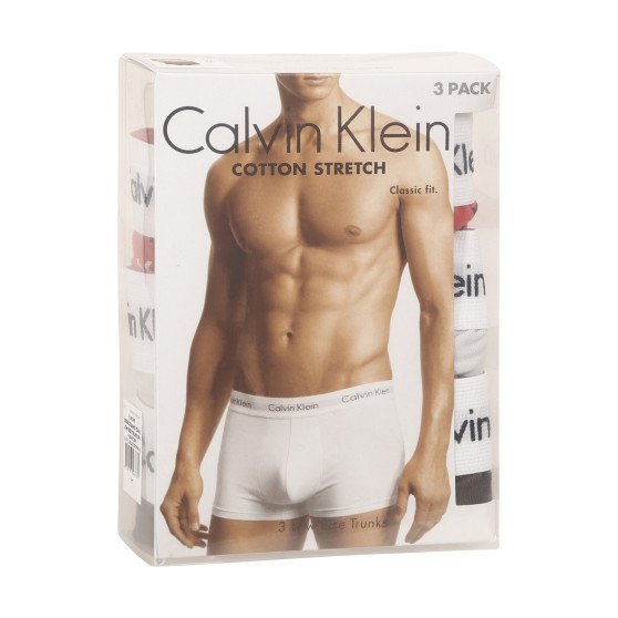 3PACK Calvin Klein miesten bokserit moniväriset shortsit moniväriset (U2664G-CA5)