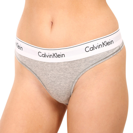 Calvin Klein Naisten stringit harmaa (F3786E-020)