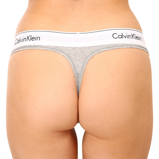 Calvin Klein Naisten stringit harmaa (F3786E-020)