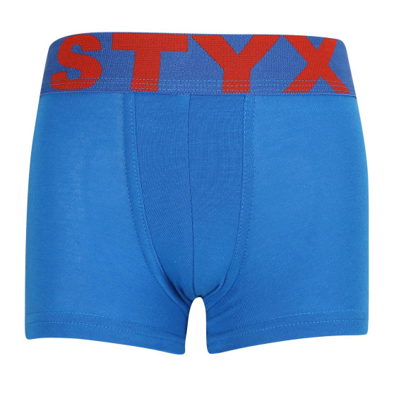 Styx Lasten boxershortsit urheilu elastinen sininen (GJ1167)