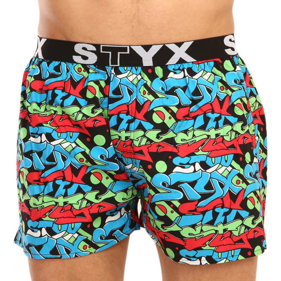 5PACK Styx miesten bokserishortsit art sports kumia monivärinen (5B1112950)