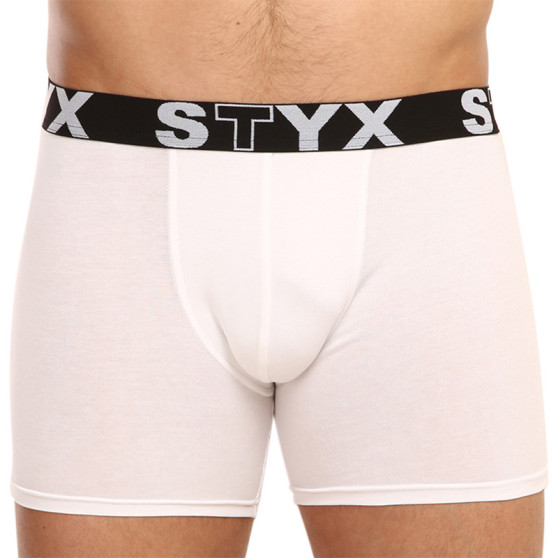 3PACK Styx miesten bokserit shortsit pitkät urheilu elastinen monivärinen (3U10137)