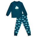 Dedoles Iloinen lasten pyjama Sleepy puffit (D-K-SW-KP-C-C-1452)