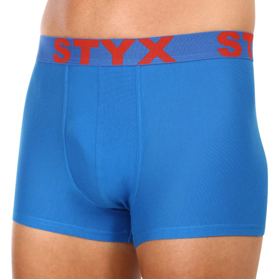 3PACK Styx miesten bokserit shortsit urheilu kumi oversized sininen (3R96879)