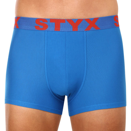 3PACK Styx miesten bokserit shortsit urheilu kumi oversized sininen (3R96879)