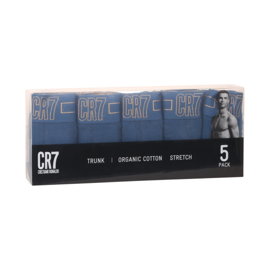 5PACK CR7 miesten bokserit siniset (8106-49-2404)