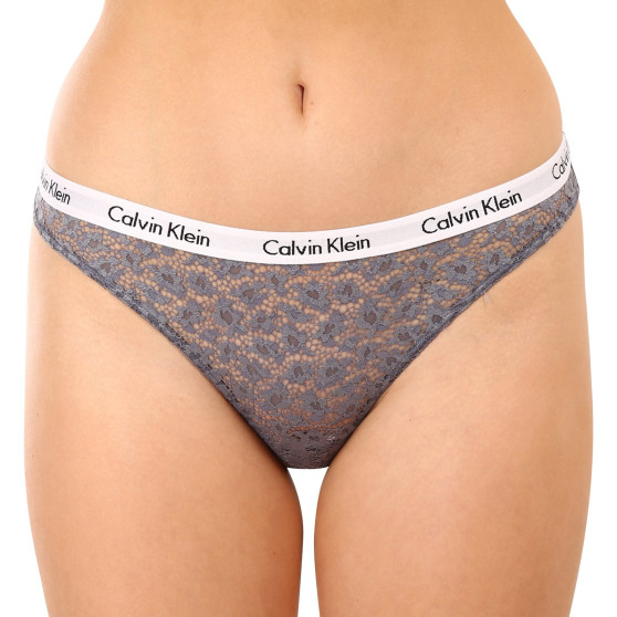 3PACK Calvin Klein naisten pikkuhousut ylimitoitettu monivärinen (QD3975E-BP7)