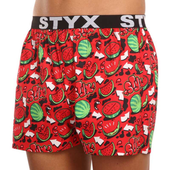 3PACK Styx miesten bokserishortsit art sports kumia monivärinen (3B13489)