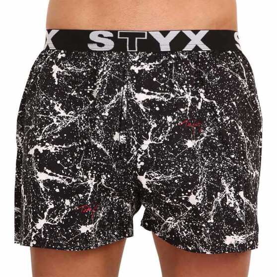 3PACK Styx miesten bokserishortsit art sports kumia monivärinen (3B13489)