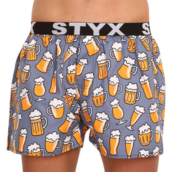 10PACK Styx miesten bokserishortsit art sports kumia monivärinen (10B113602267598)