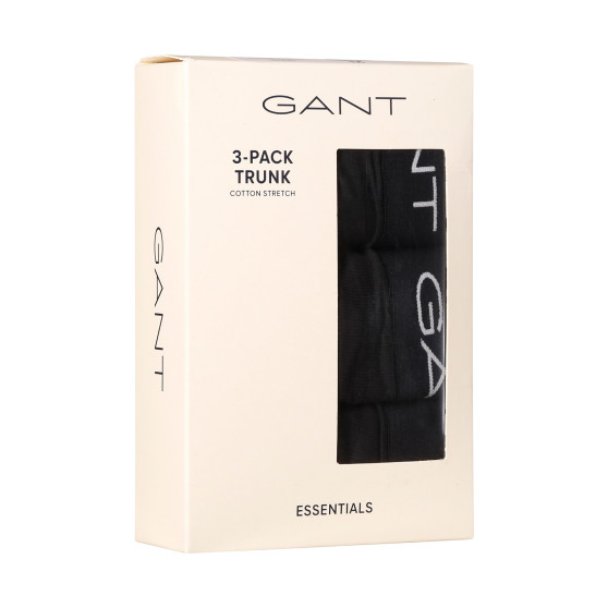 3PACK Gant miesten bokserit mustat (900013003-005)