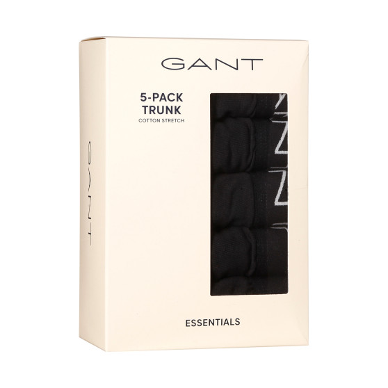 5PACK Gant miesten bokserit mustat (900015003-005)