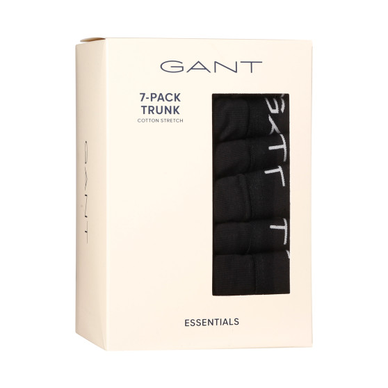 7PACK Gant miesten bokserit mustat (900017003-005)