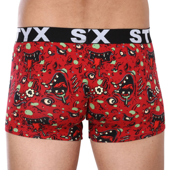 Styx Miesten bokserit shortsit art urheilu kumi ylimitoitettu zombie (R1451)