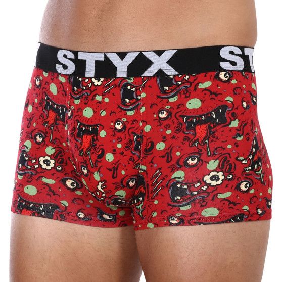 Styx Miesten bokserit shortsit art urheilu kumi ylimitoitettu zombie (R1451)