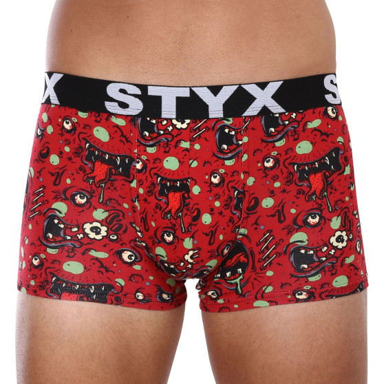 Styx Miesten bokserit shortsit art urheilu kumi ylimitoitettu zombie (R1451)