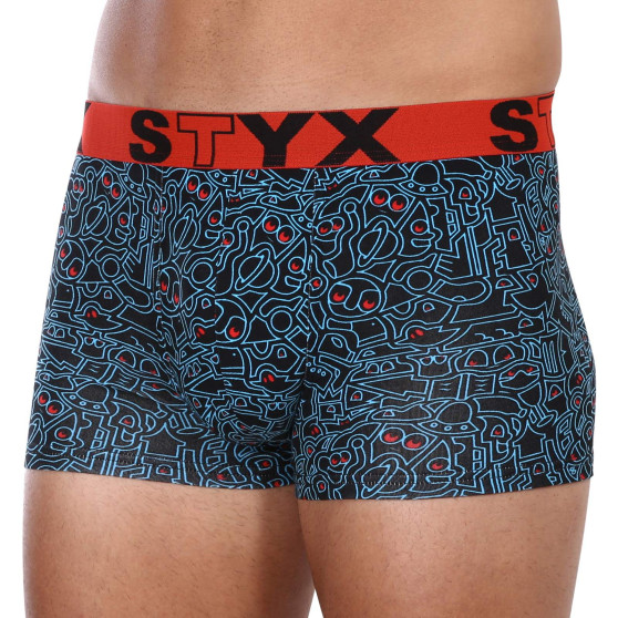 Styx Miesten bokserit shortsit art urheilu kumi ylimitoitettu doodle (R1256)