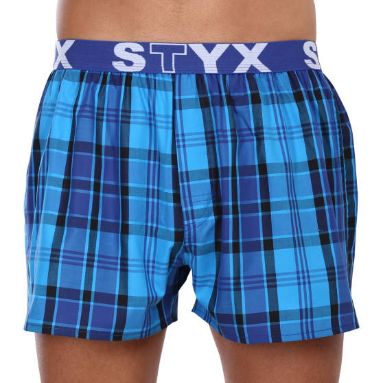 3PACK Styx miesten bokserishortsit urheilu elastinen monivärinen monivärinen (3B10456)