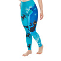 Dedoles Iloiset naisten leggingsit urheilun Cat for Happiness -kissa (D-W-AW-LGS-C-C-1343)