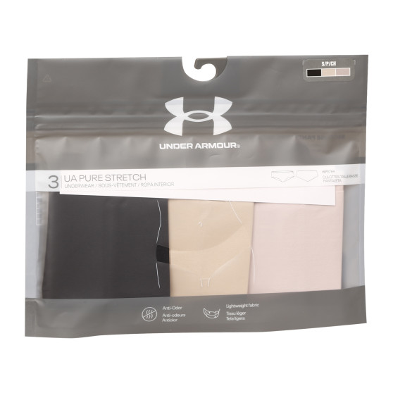 3PACK Under Armour naisten pikkuhousut moniväriset (1325616 004)