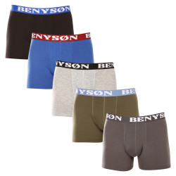 5PACK Benysøn miesten bokserit moniväriset shortsit moniväriset (4002)