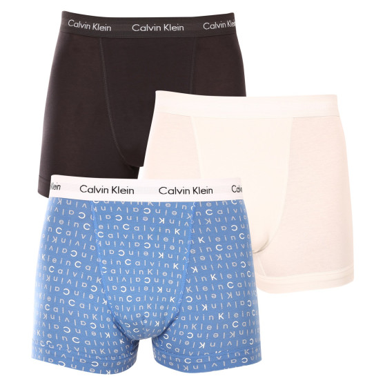 3PACK Calvin Klein miesten bokserit moniväriset shortsit moniväriset (U2662G-H4Y)