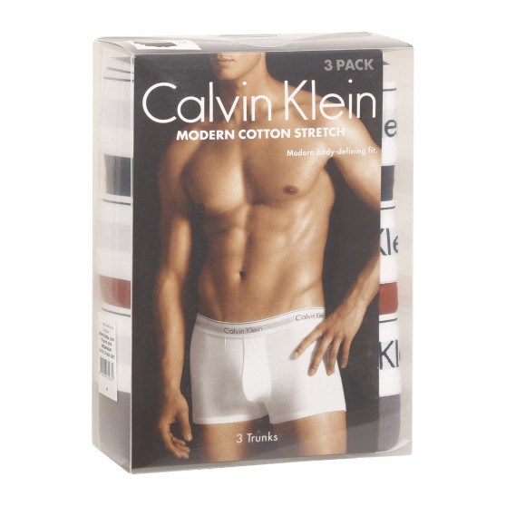 3PACK Calvin Klein miesten bokserit moniväriset shortsit moniväriset (NB2380A-GWF)