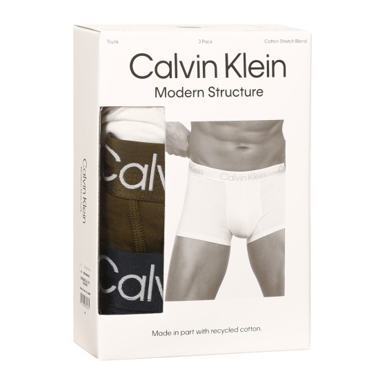 3PACK Calvin Klein miesten bokserit moniväriset shortsit moniväriset (NB2970A-GYO)