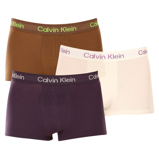 3PACK Calvin Klein miesten bokserit moniväriset shortsit moniväriset (NB3705A-FZ4)