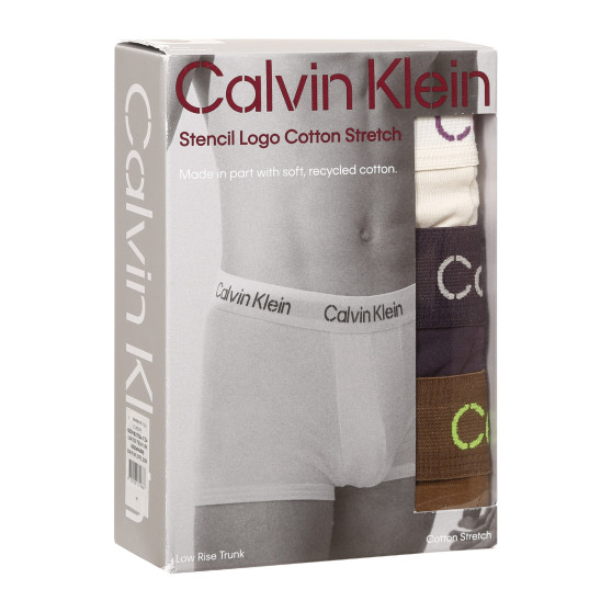 3PACK Calvin Klein miesten bokserit moniväriset shortsit moniväriset (NB3705A-FZ4)