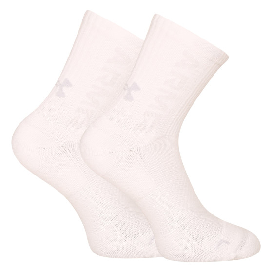 3PACK Under Armour sukat valkoiset (1373084 100)