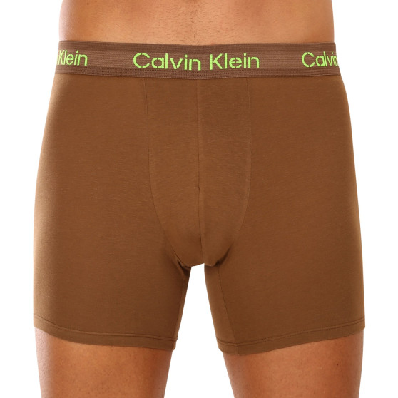 3PACK Calvin Klein miesten bokserit moniväriset shortsit moniväriset (NB3706A-FZ4)