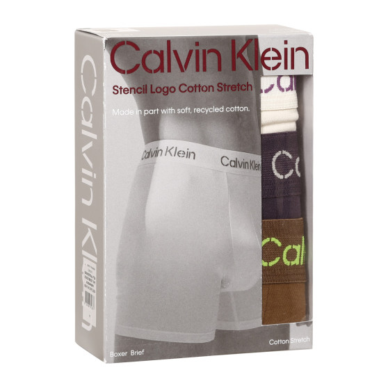 3PACK Calvin Klein miesten bokserit moniväriset shortsit moniväriset (NB3706A-FZ4)