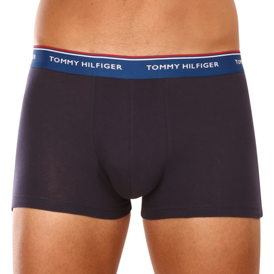 3PACK Tommy Hilfiger miesten bokserit tummansiniset shortsit (UM0UM01642 0VX)