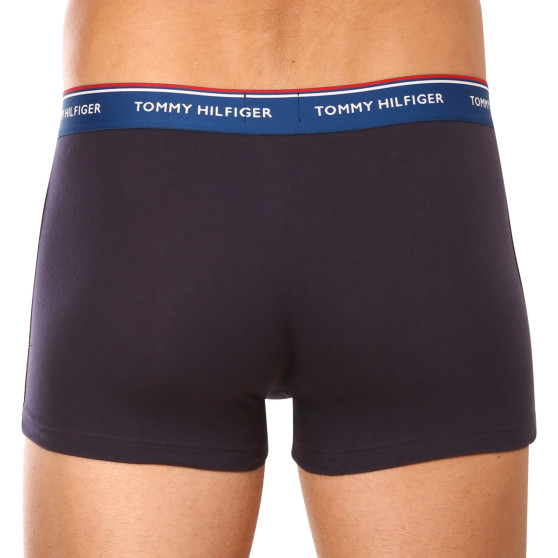 3PACK Tommy Hilfiger miesten bokserit tummansiniset shortsit (UM0UM01642 0VX)