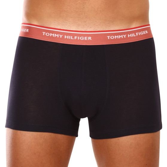 3PACK Tommy Hilfiger miesten bokserit tummansiniset shortsit (UM0UM01642 0VX)