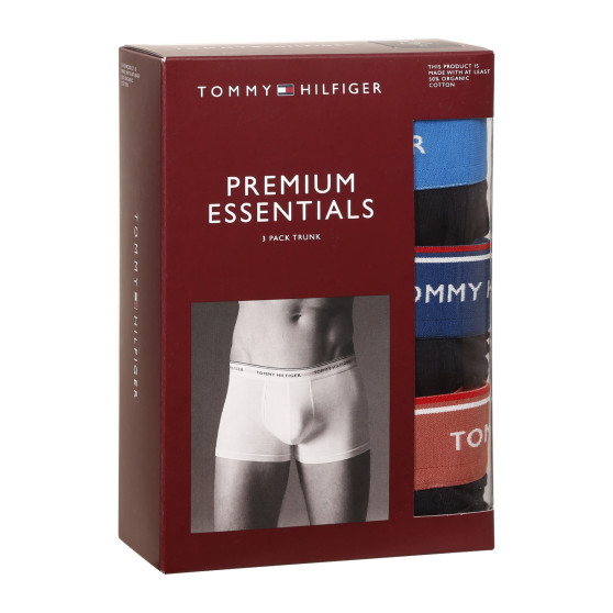 3PACK Tommy Hilfiger miesten bokserit tummansiniset shortsit (UM0UM01642 0VX)