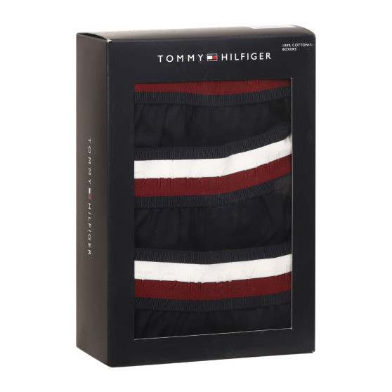 3PACK Tommy Hilfiger miesten bokserishortsit tummansiniset (UM0UM03121 0XO)