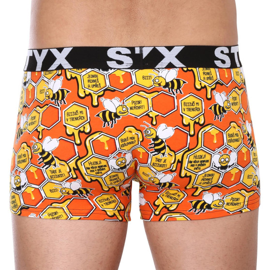 3PACK Styx miesten boxershortsit art sports kumi monivärinen (3G12914)