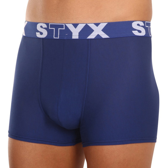 3PACK Styx miesten bokserit shortsit urheilu elastinen tummansininen tummansininen (3G968)