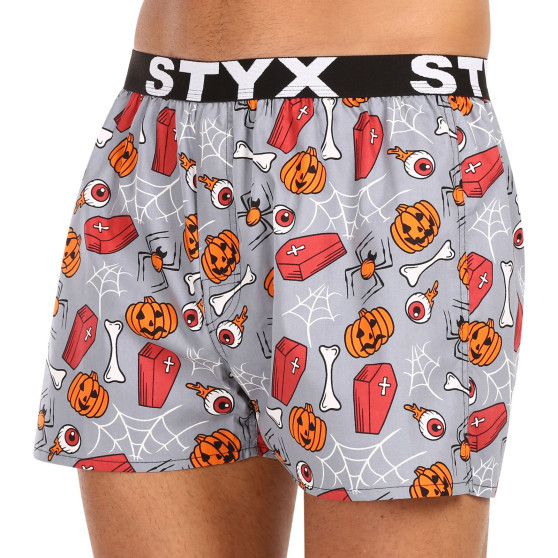 Styx Miesten bokserishortsit art urheilu kumi Halloween arkut (B1752)