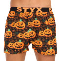 Styx Miesten bokserishortsit art urheilu kumi Halloween kurpitsa (B1755)