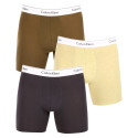 3PACK Calvin Klein miesten bokserit moniväriset shortsit moniväriset (NB2381A-GW2)