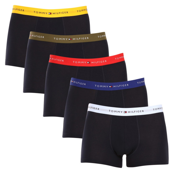 5PACK Tommy Hilfiger miesten bokserit mustat (UM0UM03061 0W9)