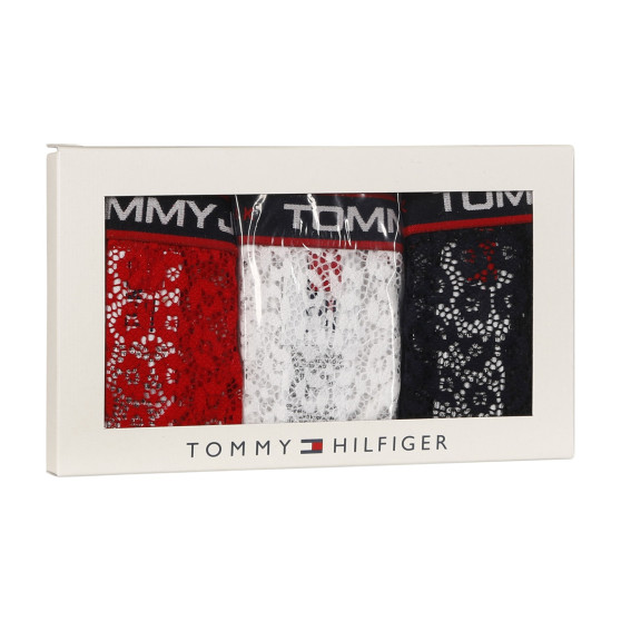 3PACK Tommy Hilfiger naisten stringit moniväriset (UW0UW04714 0WE)