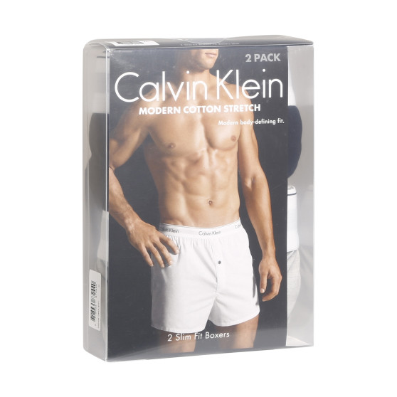 2PACK Calvin Klein miesten bokserishortsit moniväriset (NB1396A-BHY)