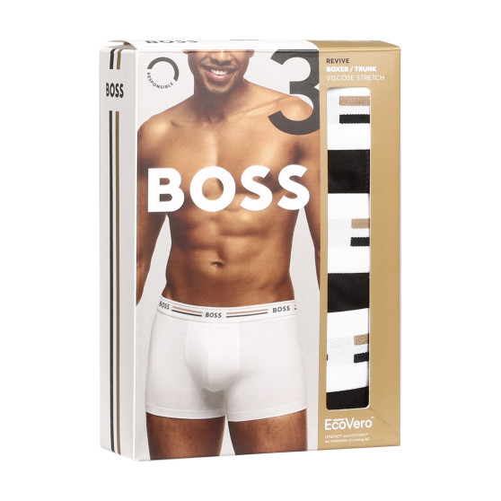 3PACK BOSS miesten bokserit mustat (50492200 001)