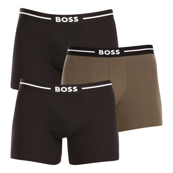 3PACK BOSS miesten bokserit moniväriset shortsit moniväriset (50499400 963)