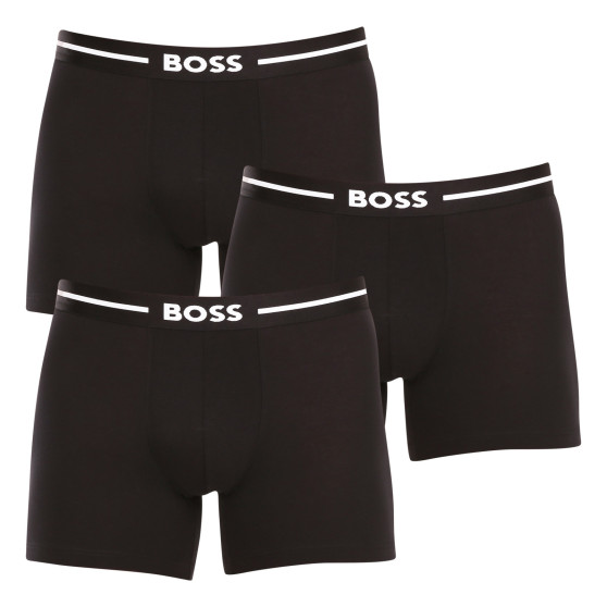 3PACK BOSS miesten bokserit mustat (50510698 001)